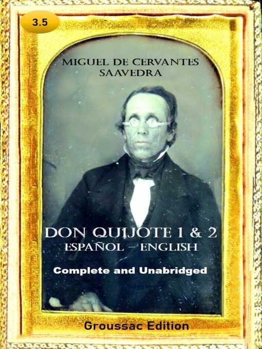 Title details for Don Quijote 1 & 2 Español – English by Miguel Cervantes - Wait list